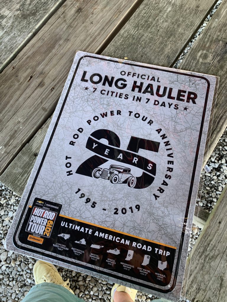 hot rod power tour 2019 long hauler award