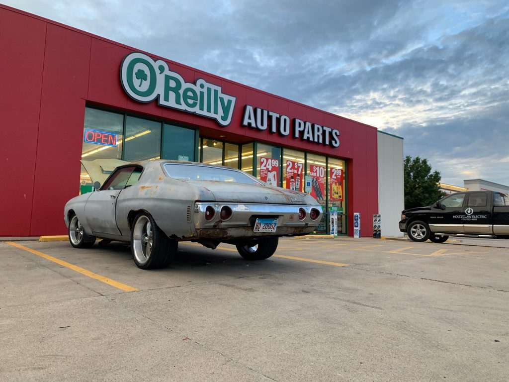 1971 chevelle at oreilly auto parts