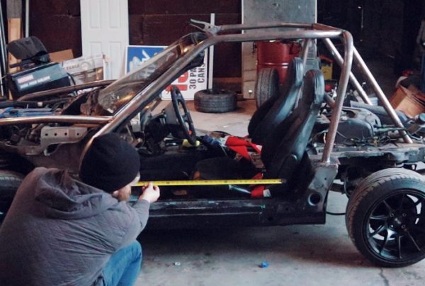 measuring for door bars on the miata kart