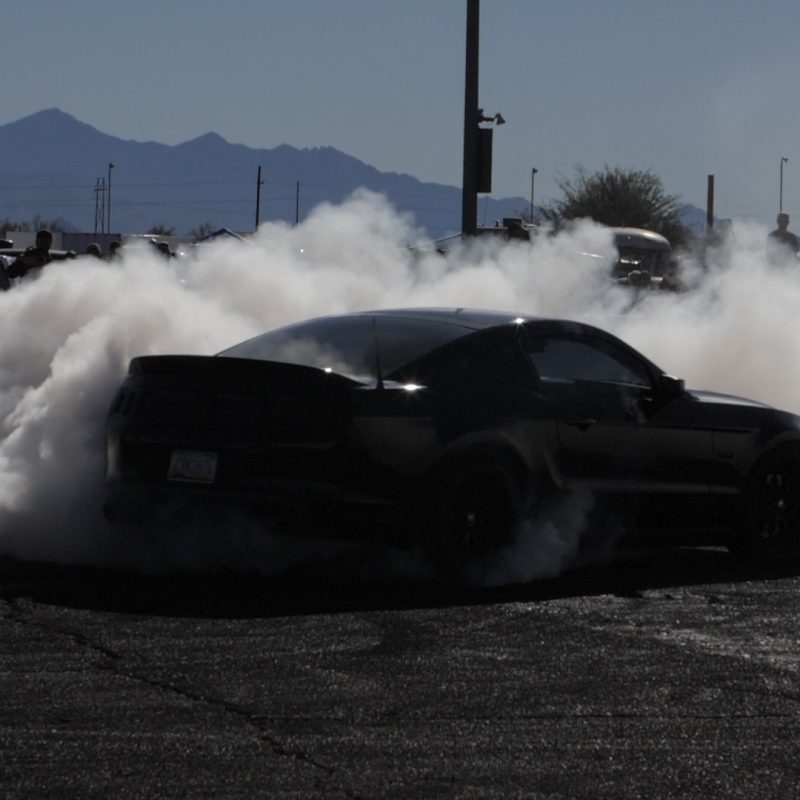 burnouts in slomo